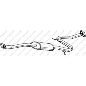 средно гърне BOSAL 283-521 