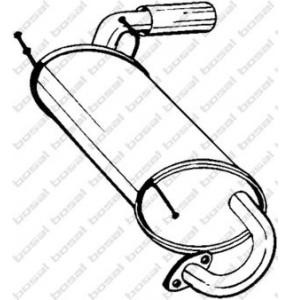 задно гърне BOSAL 171-003 