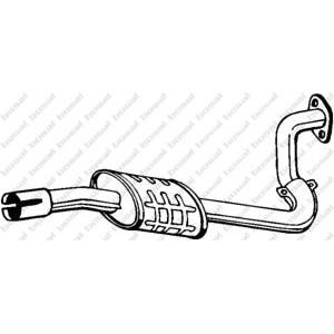 средно гърне BOSAL 281-277 