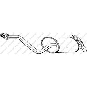 задно гърне BOSAL 175-297