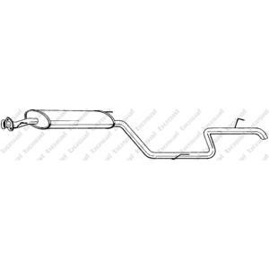 задно гърне BOSAL 291-121 