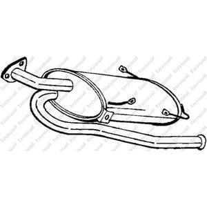 задно гърне BOSAL 177-277
