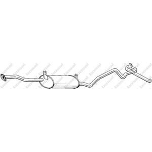 задно гърне BOSAL 296-297