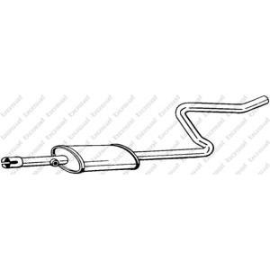 средно гърне BOSAL 281-283 