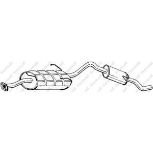 задно гърне BOSAL 285-269 