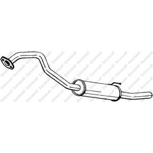 задно гърне BOSAL 279-409