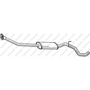 средно гърне BOSAL 286-277 