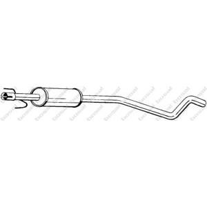 средно гърне BOSAL 284-317 