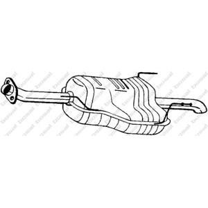 задно гърне BOSAL 185-459