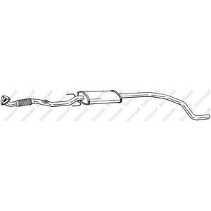 средно гърне BOSAL 293-305 