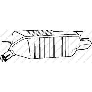 задно гърне BOSAL 185-403 