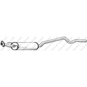 средно гърне BOSAL 282-315