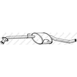 средно гърне BOSAL 283-751 
