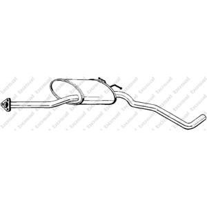 средно гърне BOSAL 282-199