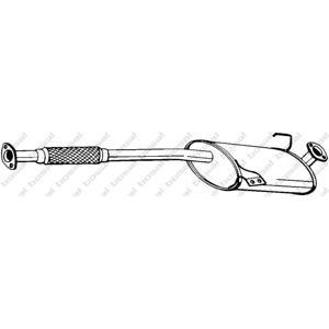 средно гърне BOSAL 282-697