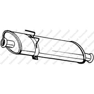 средно гърне BOSAL 200-825 