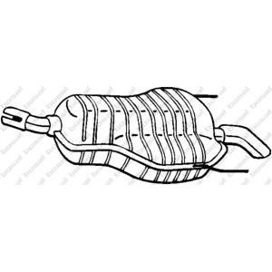 задно гърне BOSAL 185-469 