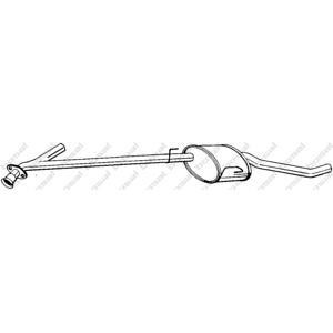 средно гърне BOSAL 283-543