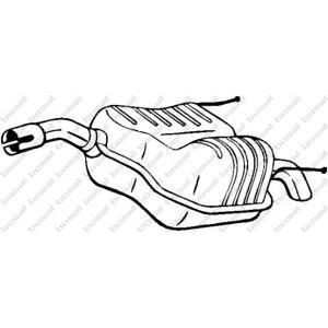 задно гърне BOSAL 185-085 