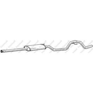 задно гърне BOSAL 292-039 