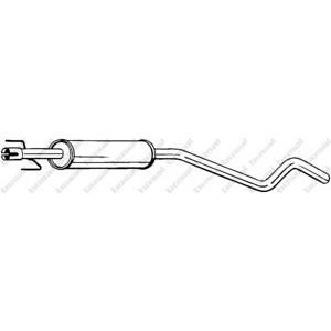 средно гърне BOSAL 284-739