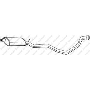 средно гърне BOSAL 284-849 