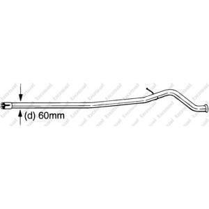 ремонтна тръба, катализатор BOSAL 889-179