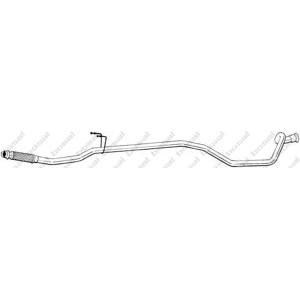изпускателна тръба BOSAL 989-999 