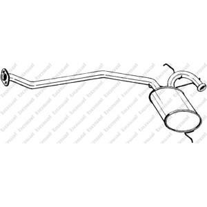 средно гърне BOSAL 279-259