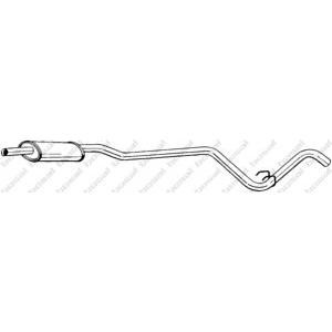 средно гърне BOSAL 287-053 
