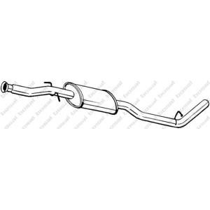 средно гърне BOSAL 279-415