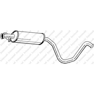 средно гърне BOSAL 281-831