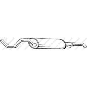 задно гърне BOSAL 281-533 