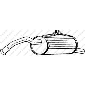 задно гърне BOSAL 228-087