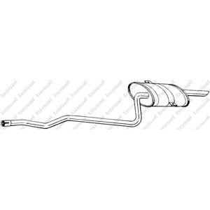 задно гърне BOSAL 288-327