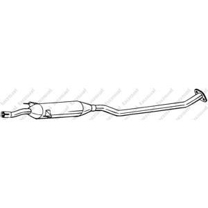 средно гърне BOSAL 284-593 