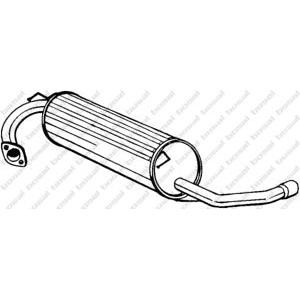 задно гърне BOSAL 278-839 