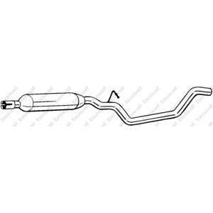 средно гърне BOSAL 283-875 