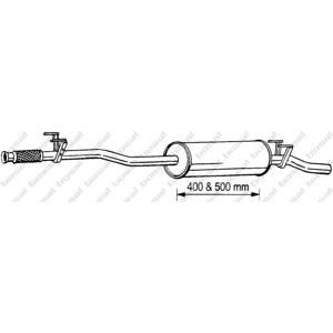 средно гърне BOSAL 291-069 