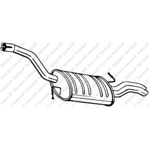 задно гърне BOSAL 233-145