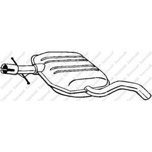 средно гърне BOSAL 233-533 