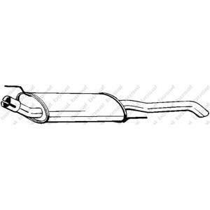 задно гърне BOSAL 233-697 