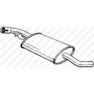 средно гърне BOSAL 233-741 