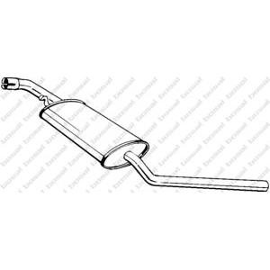 средно гърне BOSAL 281-737