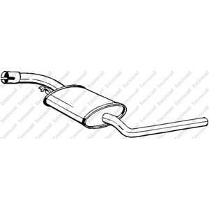 средно гърне BOSAL 281-891 