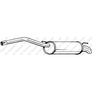 задно гърне BOSAL 233-089