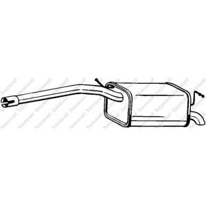 задно гърне BOSAL 233-059