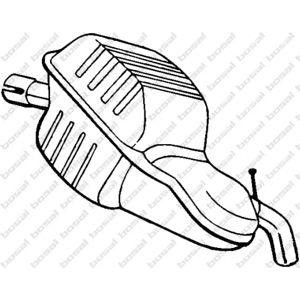 задно гърне BOSAL 235-145