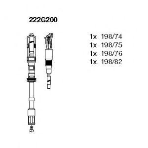 кабели за свещи - комплект запалителни кабели BREMI 222G200