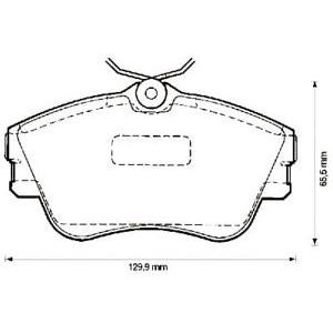 накладки JURID 571847J-AS 